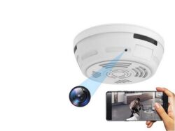 Dummy Smoke Detector Security Camera with Night Vision  + 64GB SD Card