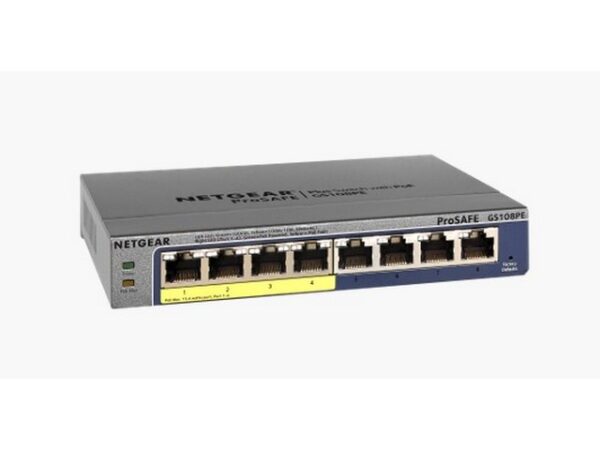 NETGEAR 8 Port (4 PoE) Gigabit Ethernet Switch (GS108EP)