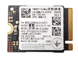 Samsung PM991 SSD 256GB
